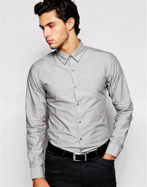 burberry cambridge slim fit button down shirt|Slim Fit Cotton Formal Shirt in Neptune .